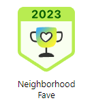 Neighborhood Fave 2023 Badge